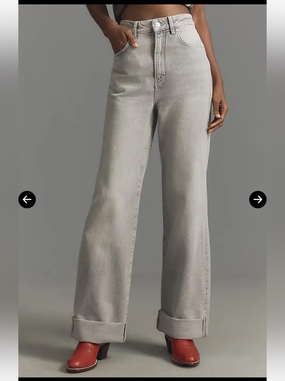 Pilcro The Austyn High-Rise Full-Leg Jeans